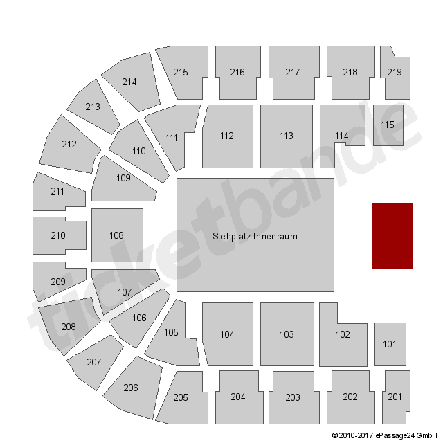 Pilsener sitzplätze oberhausen gute könig arena König pilsener