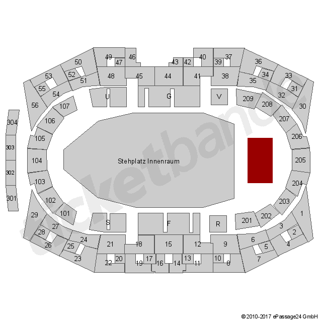 Sitzplan martin stuttgart hanns schleyer halle „CAVALLUNA