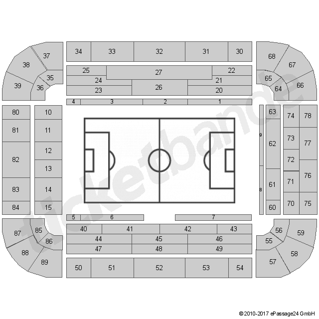 Stadion sitzplätze bvb Westfalenstadion