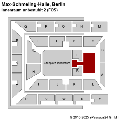 Saalplan Max-Schmeling-Halle, Berlin, Deutschland, Innenraum unbestuhlt 2 (FOS)