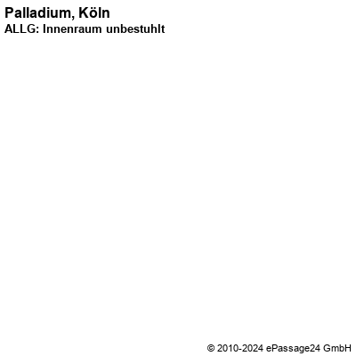 Saalplan Palladium, Köln, Deutschland, ALLG: Innenraum unbestuhlt