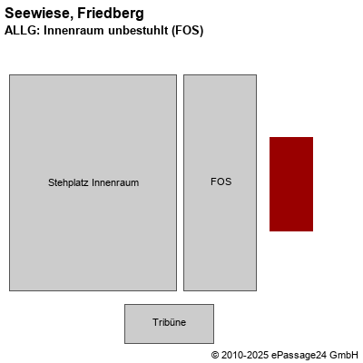 Saalplan Seewiese, Friedberg, Deutschland, ALLG: Innenraum unbestuhlt (FOS)