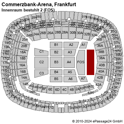 Saalplan Commerzbank-Arena, Frankfurt, Deutschland, Innenraum bestuhlt 2 (FOS)