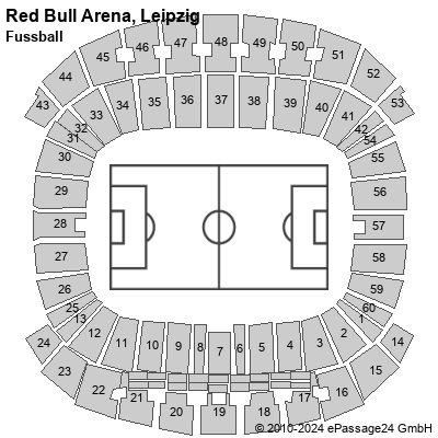 Red Bull Arena Leipzig Innenraum bestuhlt (FOS) Saalplan